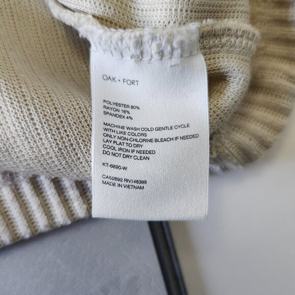 OAK + Fort | Ribbed Cropped Cardigans - Picture 8 of 9